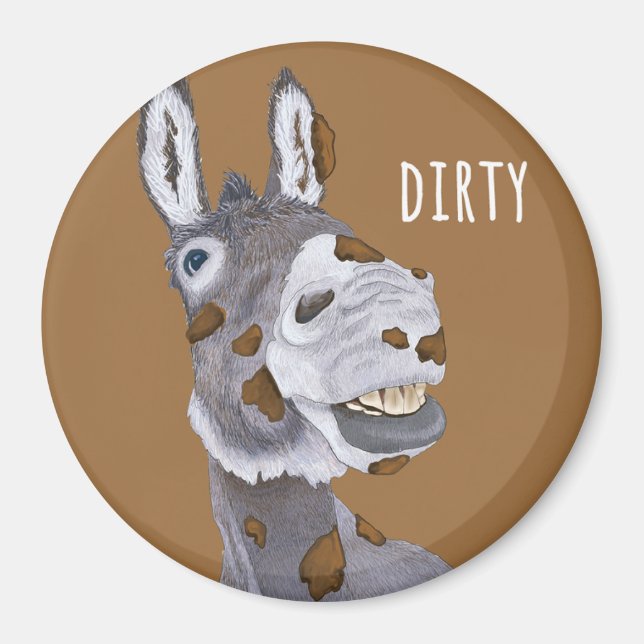 Dirty Donkey Geschirrspülmaschine Magnet (Vorne)