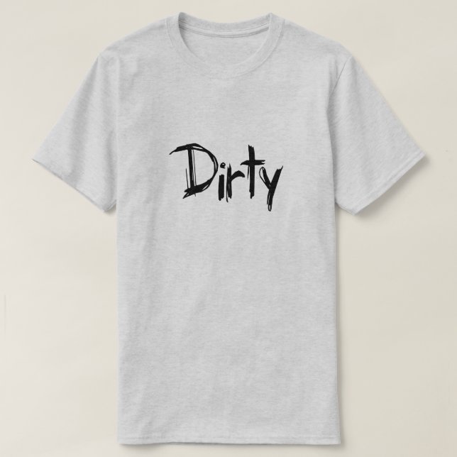 Dirty Filthy Dirt Pig Pen Schweine Schweine Schwei T-Shirt (Design vorne)