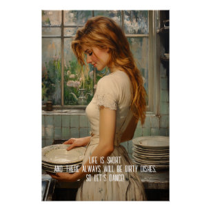 Dirty Geschirr Poster