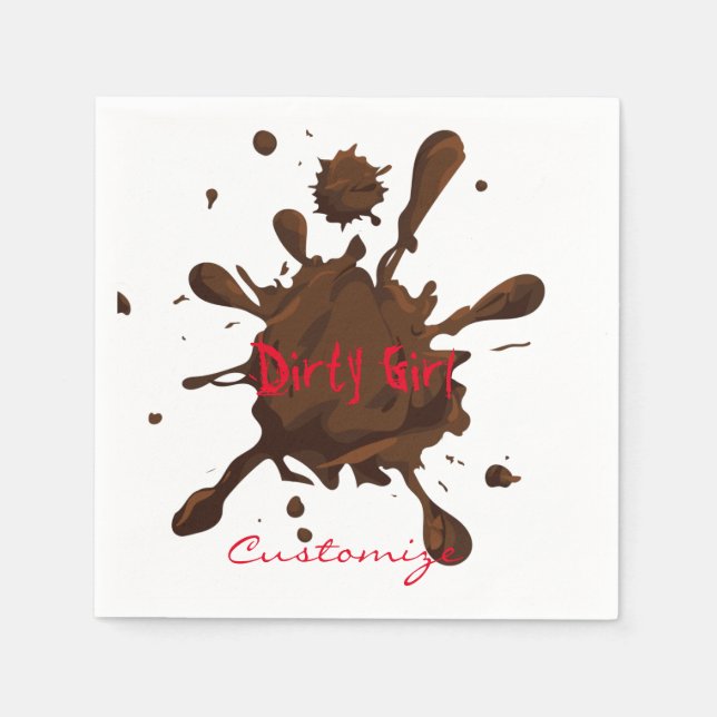 Dirty Girl Thunder_Cove Serviette (Vorderseite)