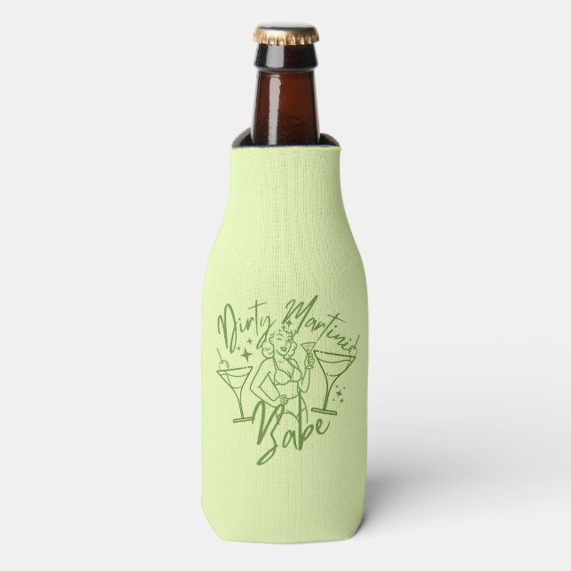 Dirty Martini Babe Flaschenkühler (Flaschenvorderseite)