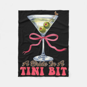 Dirty Martini Bachelorette Bridal Bräune eine Brau Fleecedecke