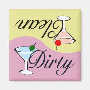 Dirty Martini Geschirrspüler Magnet