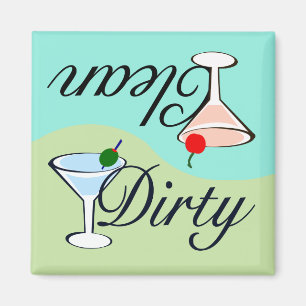 Dirty Martini Geschirrspüler Magnet