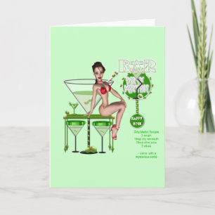 Dirty Martini - Note Card Karte