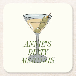 Dirty Martini Paper Untersetzer