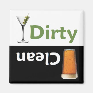 Dirty Martini Saubere Geschirrspülmaschine Magnet