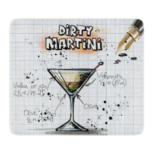 Dirty Martini Schneidebrett