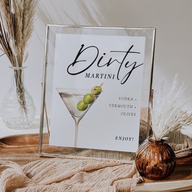 Dirty Martini Signature Drink Poster (Von Creator hochgeladen)
