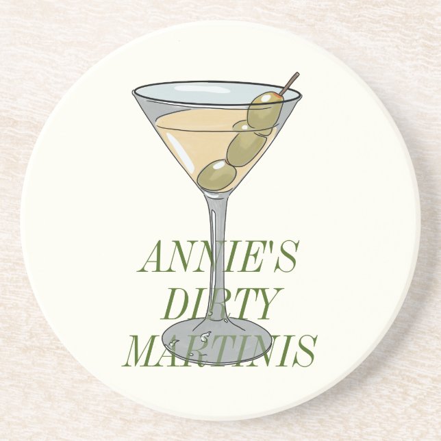 Dirty Martini Untersetzer (Vorne)
