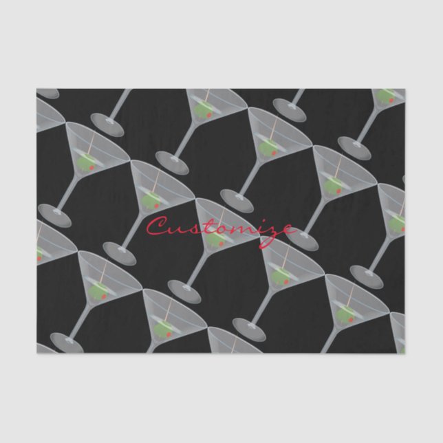 Dirty Olive Martini Thunder_Cove Seidenpapier (Vorderseite)