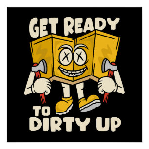 Dirty Outdoor - Camping witzig Poster