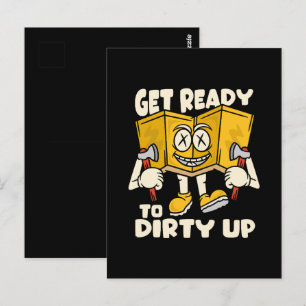 Dirty Outdoor - Camping witzig Postkarte