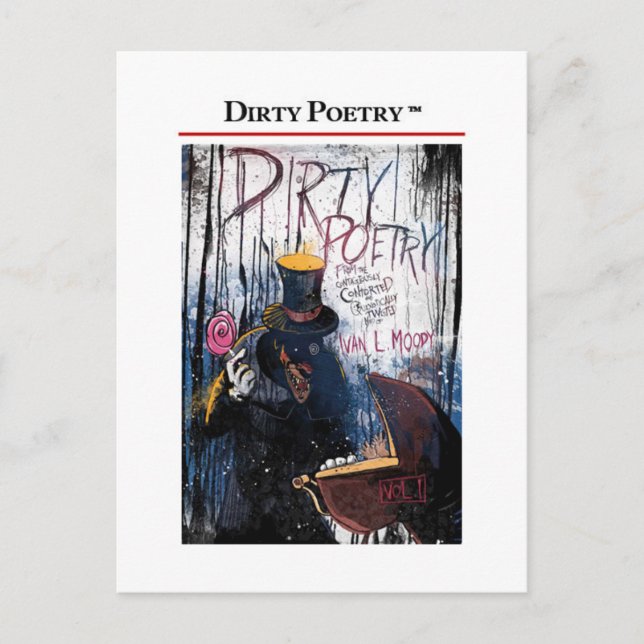 DIRTY POETRY Postcard Postkarte (Vorderseite)