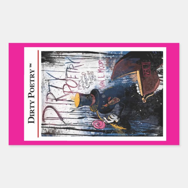 DIRTY POETRY Sticker (Vorderseite)