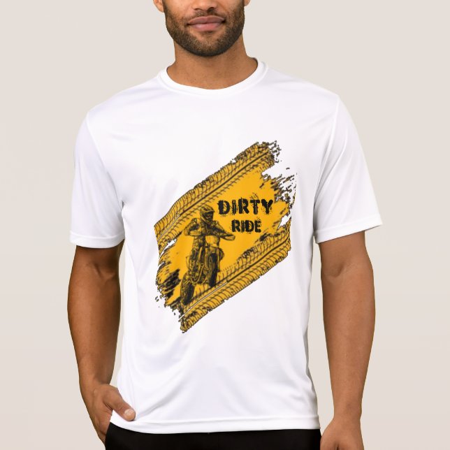 Dirty Ride Biker T - Shirt (Vorderseite)