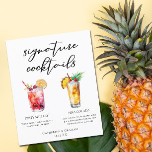 Dirty Shirley Piña Colada Signature Cocktails Menü