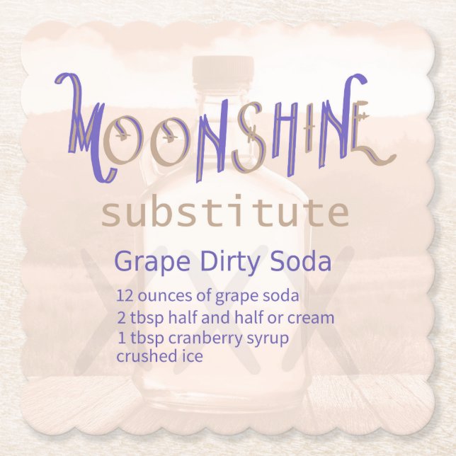 Dirty Soda Grape Untersetzer (Vorderseite)