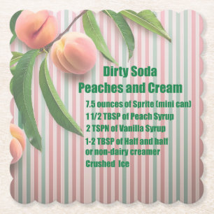 Dirty Soda Peaches Untersetzer