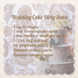 Dirty Soda Wedding Cake Untersetzer