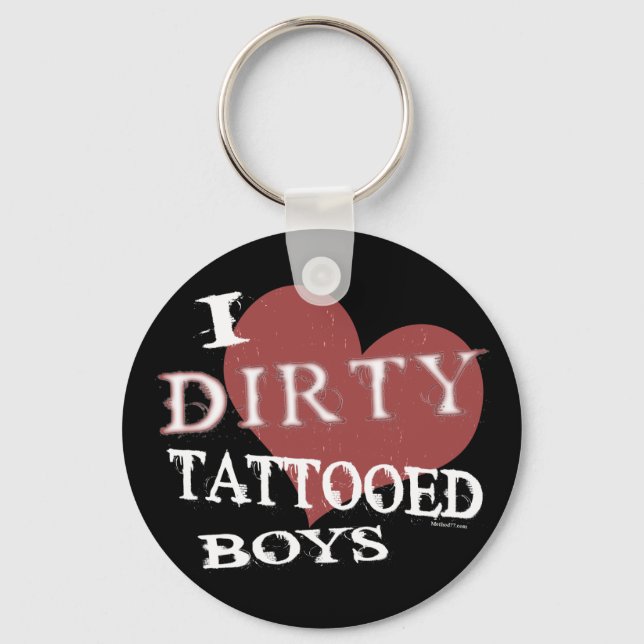 Dirty Tattooed Boys Schlüsselanhänger (Vorderseite)