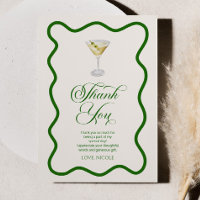 Dirty Thirty Green Dirty Martini Geburtstagsparty