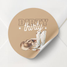 Dirty Thirty Western Rodeo 30. Geburtstag Party