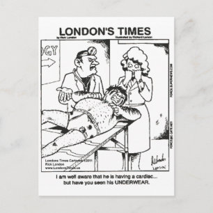 Dirty Underwear & Hospitals Funny Gifts & T-Shirts Postkarte