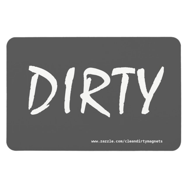 Dirty w/website address 4x6 Rechteckige Foto magaz Magnet (Horizontal)