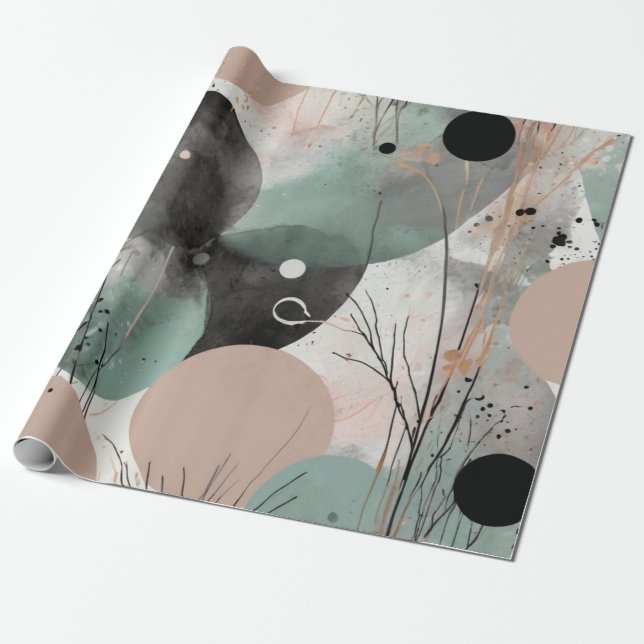 Dirty Watercolor Geschenkpapier (Ungerollt)