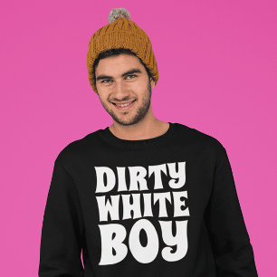 DIRTY WHITE BOY MEN'S VINTAGER T - SHIRT