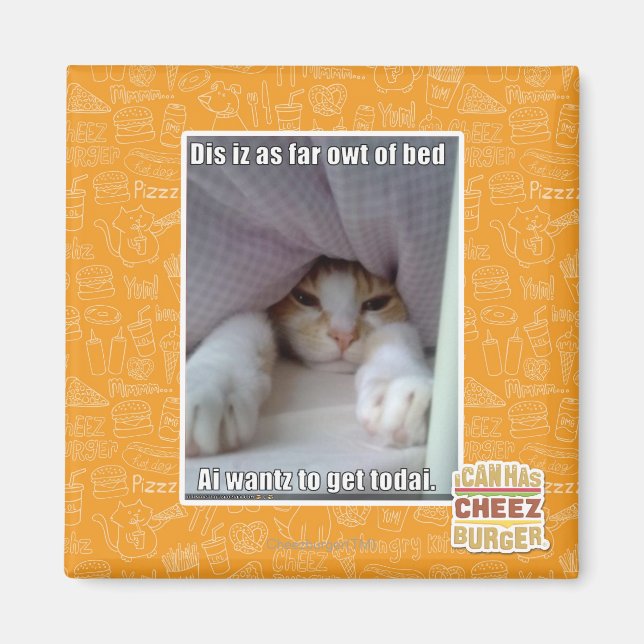 Dis iz bis zum Bett. Magnet (Vorne)