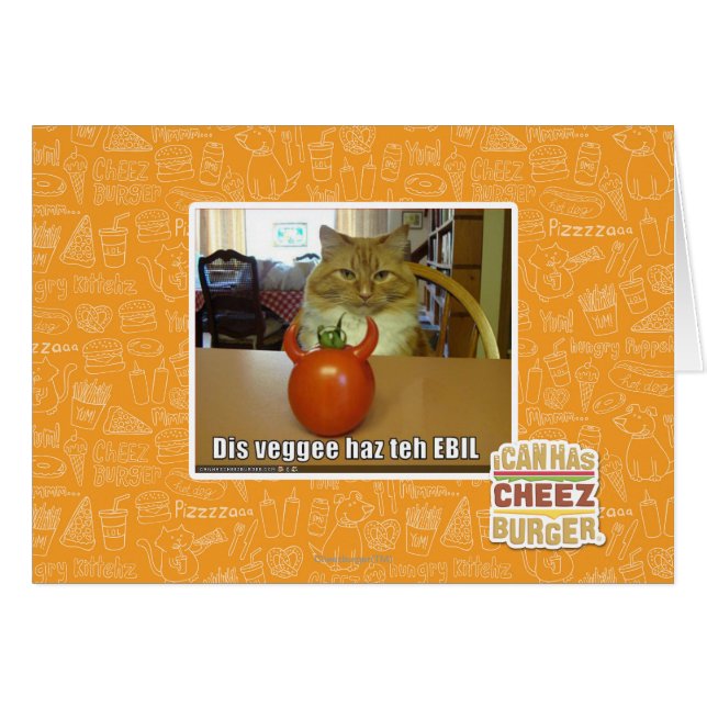 Dis veggee haz EBIL (Vorderseite (Horizontal))