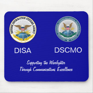 DISA_DSCMO gemeinsames Mousepad auf Blau
