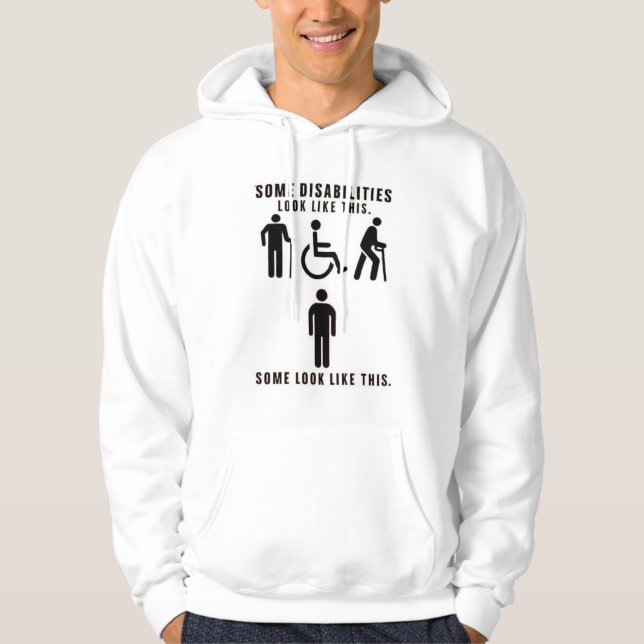 Disabilities you can see and others you can't (fac hoodie (Vorderseite)