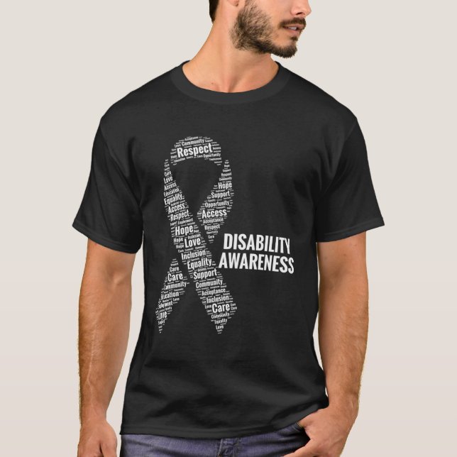 Disability Awareness Respekt Access Care Advocacy T-Shirt (Vorderseite)
