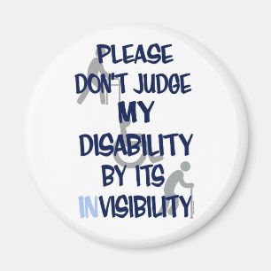 Disability/INvisibility Magnet