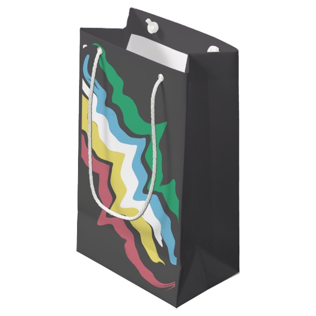 Disability Pride Month Of July Awareness Colors Kleine Geschenktüte (Vorderseite Schrägansicht)