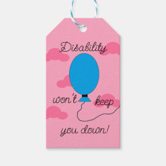Disability won't Keep You Down: Geschenkanhänger