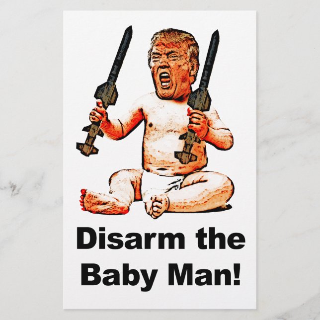 Disarm the Baby Man Briefpapier (Vorderseite)