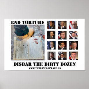 Disbars the Dirty Dozen Poster $20,00