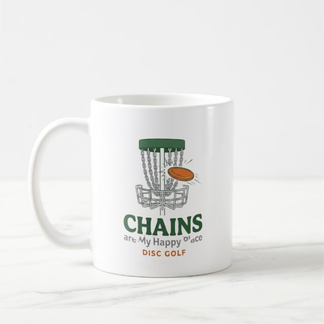 Disc Golf Ace Hunter T-Shirt | Disc Golfer Becher Kaffeetasse (Links)