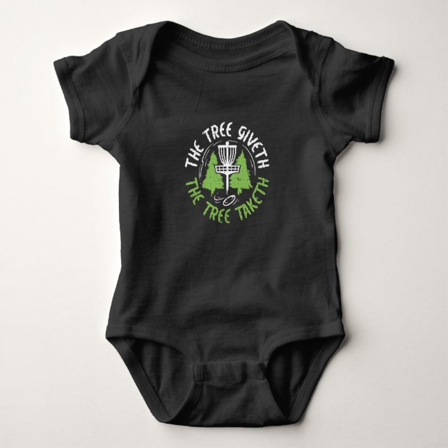 Disc Golf Baby Strampler (Vorderseite)