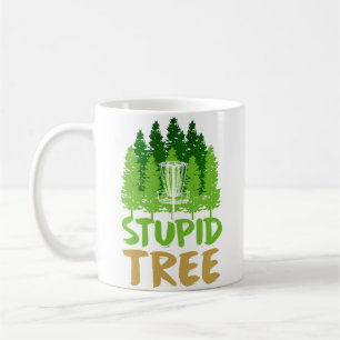 Disc Golf Blöde Bäume Retro Frisbee Lustige Sporta Kaffeetasse