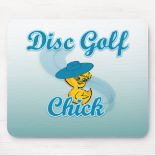 Disc Golf Chick #3 Mousepad