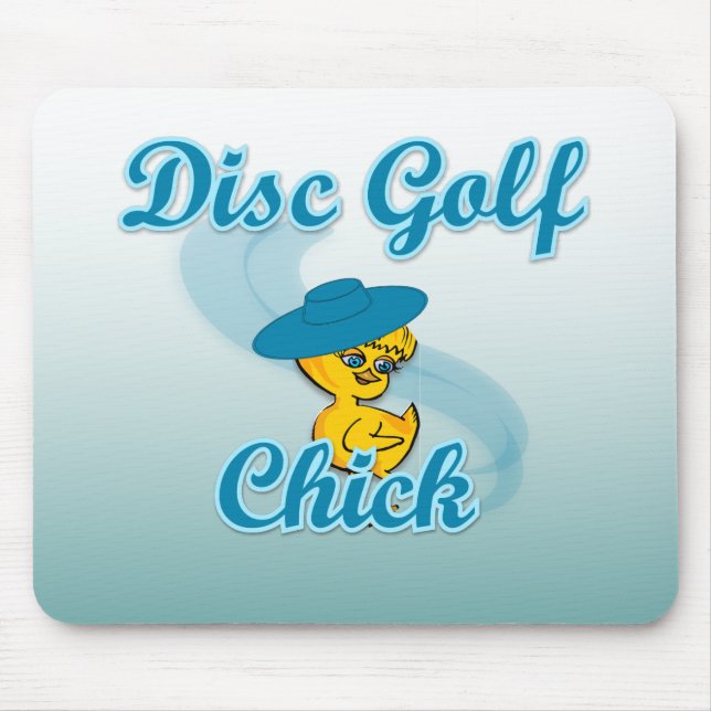 Disc Golf Chick #3 Mousepad (Vorne)