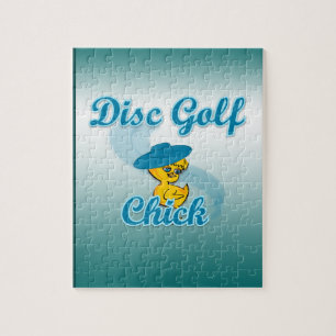 Disc Golf Chick #3 Puzzle