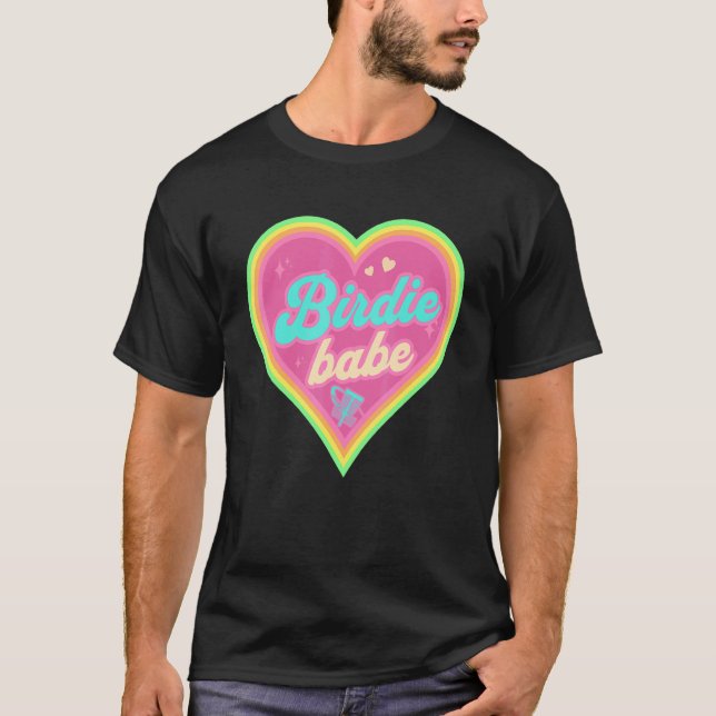 Disc Golf   Cute Birdie Babe II T-Shirt (Vorderseite)