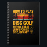 Disc Golf Dad Cool Retro Outdoors Father's Day T-S Notizblock<br><div class="desc">Disc Golf Dad Cool Retro Outdoors Father's Day T-Shirt_1</div>