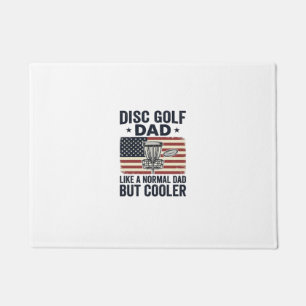 Disc Golf Dad Vintage-Flagge Lustiges Shirt-Design Fußmatte
